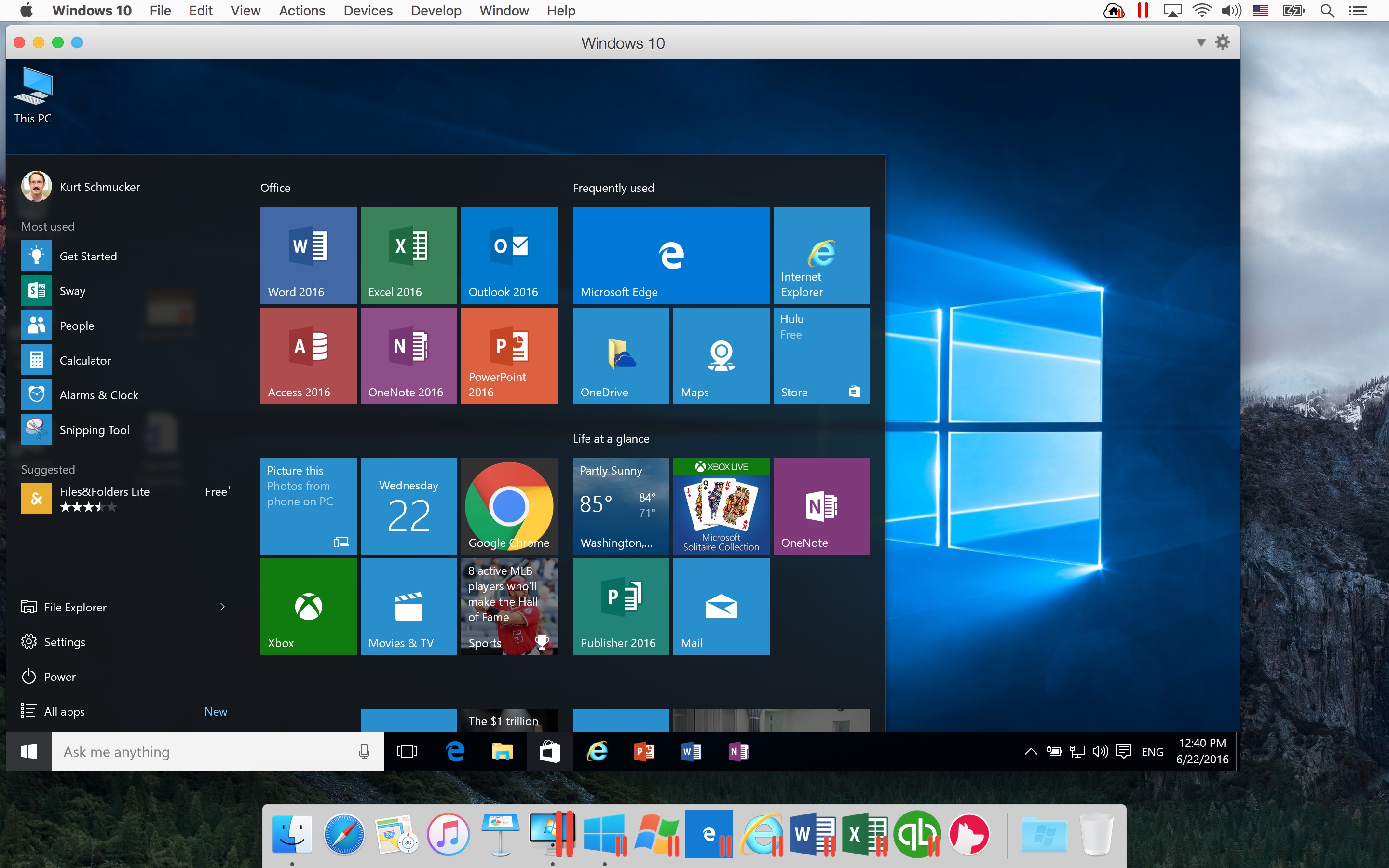 are there any good windows parrelles for mac